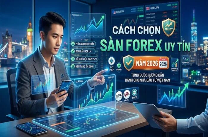 Cách Chọn Sàn Forex Uy Tín 2026: 7 Tiêu Chí Tránh Lừa Đảo