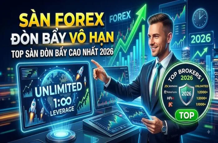 Sàn Forex Đòn Bẩy Vô Hạn: Top Sàn Đòn Bẩy Cao Nhất 2026