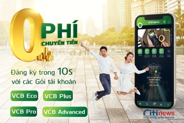Bảng phí dịch vụ Mobile Banking của Vietcombank