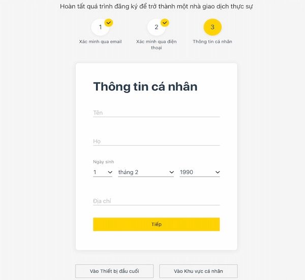 Mở tài khoản demo Exness 4