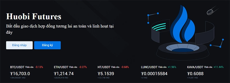 sàn huobi giao dịch tương lai