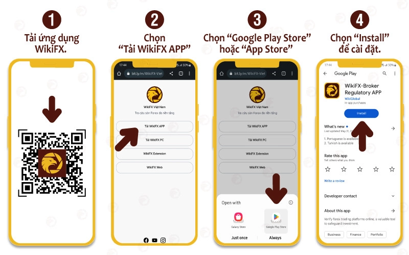 Hình 3: Tên và logo chính thức của ứng dụng WikiFX