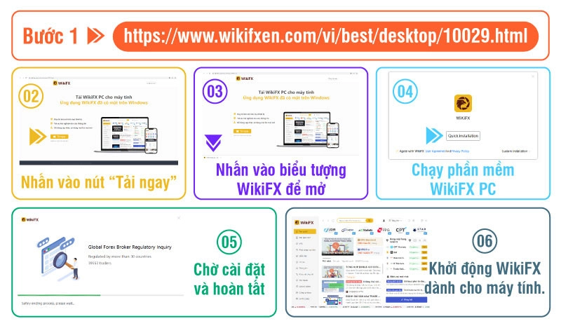 Tải và cài đặt ứng dụng WikiFX PC dành cho máy tính