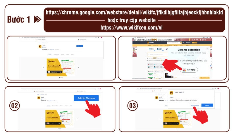 Cách cài đặt WikiFX Extension trên trình duyệt Chrome